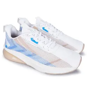 Lancer Mens RAMBO-202WHT-BEG White Running Shoe, 8