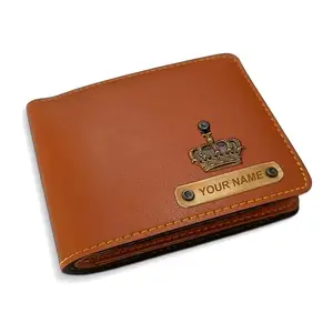 SAVRI Personalized Leather Men's Wallet with Name & Charm – Customized Gift for Birthday, Anniversary, Father’s Day & Special ocassions – Ideal Gift for Friend, Boyfriend, Husband, Father or Son