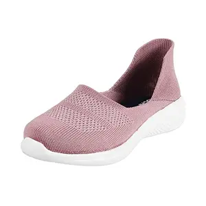 Mochi Womens Synthetic Pink Ballerinas (Size (4 UK (37 EU))