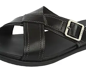 Clarks Men's Valor Slide Black Sandals and Floaters - 8 UK