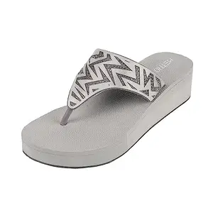 Metro Women Grey Wegde Heel Fashion Sandal UK/7 EU/40 (34-129)