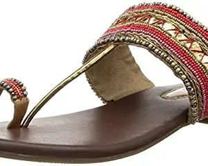 SOLE HEAD Red Women Sandals