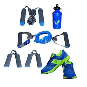 Gowin Bright Blue/Green Size-7 With Verified Training Set Vf-1027