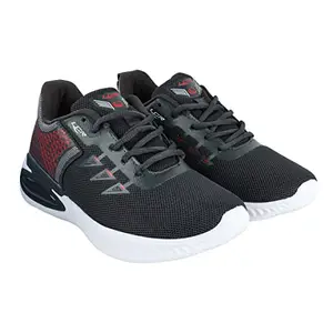 LANCER ROCKY-2DGR-RED Men's Grey/Red Sports & Outdoor Running Shoes