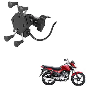 Auto Pearl -Waterproof Motorcycle Bikes Bicycle Handlebar Mount Holder Case(Upto 5.5 inches) for Cell Phone - Stallio