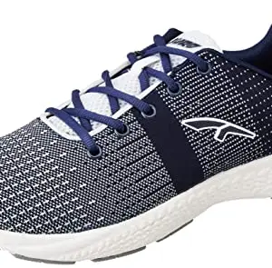 FURO Navy/White Low Ankle Sports Shoes for Men(R1013 C585_10)
