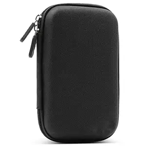 Areo External Hard Drive Case Bag Organizer, Portable Carrying Case Pouch Bag Mobile Phone Portable Waterproof case Power Bank Data Cable u Disk Headset Storage Bag Set of 1 DFO-312 Black