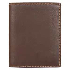 Leatherman Fashion LMN Genuine Leather Men's Brown Wallet 6 Card Slots