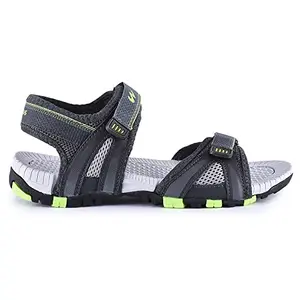 Campus Men's BRENT GRY/GRN Casual Sandals - 9UK/India GC-22476