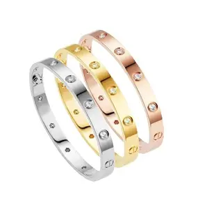 MYKI Elegant Diamond Combo of 3 Bracelet For Women & Girls