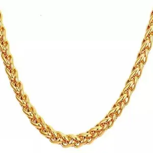 DF Store Gold Plated Bracelet with Chain For Man And Boys