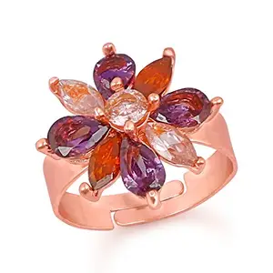 Mahi Ring for Women (Rose Gold) (FR1103052ZMul)