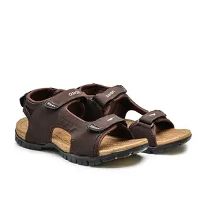 ASIAN Mens VISTARA-35 Casual Sandals with Adjustable Velcro Closure for Easy wear with Flexible Fitting and Trendy and Stylish Looks Ideal for Everyday use for Mens as Well as Boys,UK 8 Brown