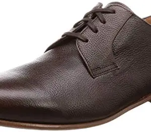 Clarks Men Form Derby Chestnut Leather Formal Shoes-10 UK/India (44.5 EU) (91261354867100)