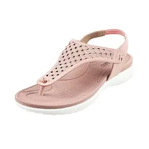 Metro Womens Synthetic Pink Sandals (Size (6 UK (39 EU))
