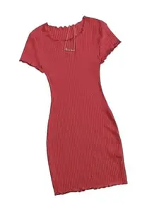 Elegant Fitted Piko Bodycon GLD_Dress for Women