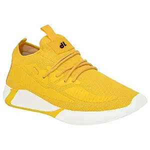 Creations Garg Men PVC Sole Casual Shoes Lastest (Yellow_10)-FITNESS-02 Yellow_10