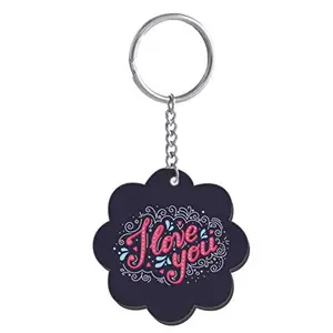 Family Shoping Valentine Day Gifts I Love You Keychain Key Ring for Girlfriend Boyfriend Husband Wife Valentine Day Special