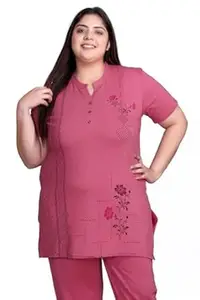 In Love Women's Henley Longline Tshirts for Summer (PSLHNLP-3100)