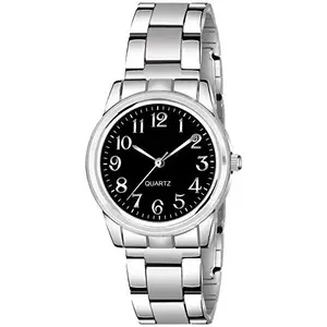 sooms Fashion Analogue Women's Watch(White Dial Silver Colored Strap)