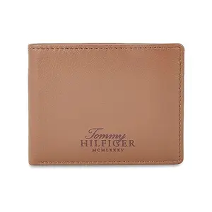 Tommy Hilfiger Duisburg Men Leather Global Coin Wallet - Tan