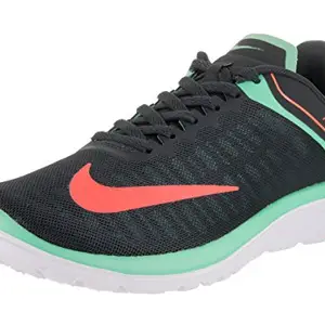 Nike Women's WMNS Fs Lite Run 4 Anthracite/Bright Mango Shoes-3 Kids UK (852448-1)