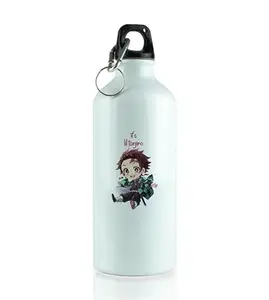 UNiOWN STORE Tiny Hero, It's Lil Tanjiro Illustrated Anime Sipper Bottle