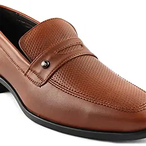 San Frissco Men Tan Formal Shoes (Size:- 7 UK)