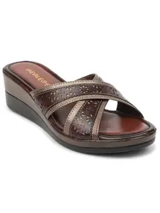 Liberty HEALERS TLO-102 LADIES GOLDEN FASHION SLIPPERS 38