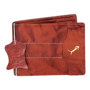 WILD EDGE TAN Genuine Leather Wallet for Men