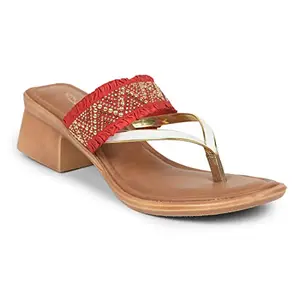 Liberty Women ELLA-1 MAROON Fashion Slipper-4 UK