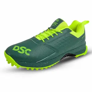 DSC Unisex-Adult Jaffa 22 Cricket Shoes, Size-6, Color-AG23, Green