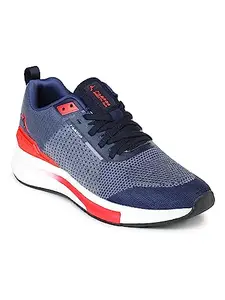 ABROS Mustang Men's Sports Shoes Navy/Red 8 UK
