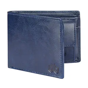 DESIGNER BUGS Men Blue Artificial Leather Wallet (3 Card Slots)