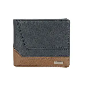 Baggit Men's 2 Fold Wallet - Small (Blue)
