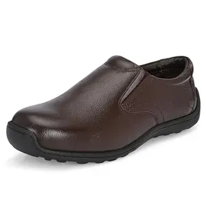 Burwood Genuine Leather Formal Slip-On Shoe for Men's Brown