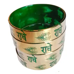 Generic Special designer glass kada set for women and girls