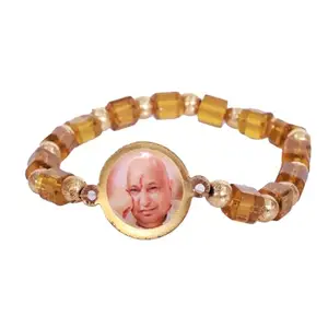 ADITYA GIFT GALLERY | Guruji Golden Yellow Color Bracelet | Guru Ji Bracelet | Blessings Bracelets for Boys/Men/Women