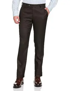 Raymond Men's Slim Fit Mid Rise Pants