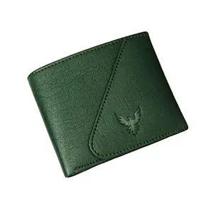 Goldalpha Men Casual, Ethnic,Evening/Party,Formal,Travel,Trendy Green Artificial Leather Wallet/Purse (7 Card Slots)
