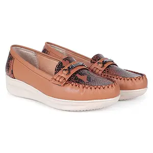 Jackie Heels Classic Tan Loafers for Women: Timeless and Versatile Footwear for Any Season Look for Loafers with Cushioned footbeds and Flexible Soles for Added Comfort.