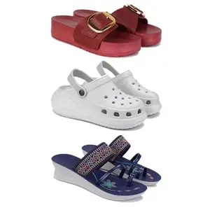 sandal for Women's,slip-ons,quality casaul sandals for Women's GRP-SAN-(3-COMBO)-1996-OO5-1947-5-EURO-36