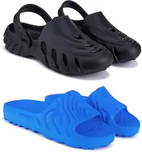 BERSACHE Lightweight Stylish Sandals For MenZ-Combo(PR)-6063-6048