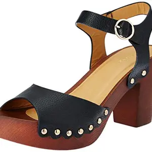 Qupid Women's Camel Pu Fashion Sandals - 4 UK/India (37 EU)(BEEKLER-19)