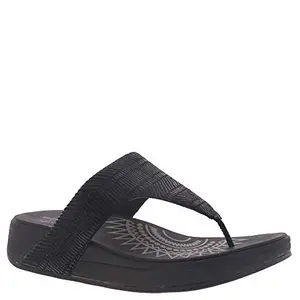 Skechers womens RETROGRADES - JUPITER BLACK Flip Flop -3 UK (6 US) (163036)