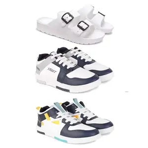 Men's Sports Shoes | Lightweight Stylish & Easy to Wear for Men'sPCV-SPO-(3-Combo)-3113-1075-1074-6 Multicolor