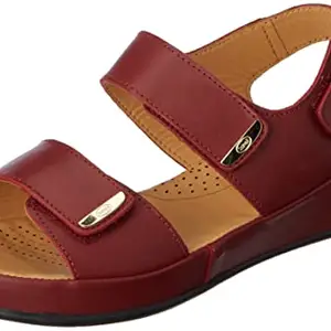 Scholl Sandal For Women, Red, Size 5, (6645106)