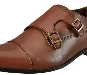 Burwood Men BWD 347 Brown Leather Formal Shoes-9 UK (43 EU) (BW 348)