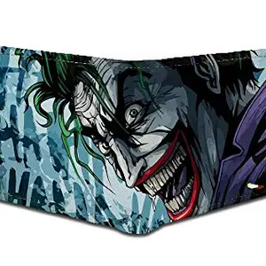 Fashionduet Canvas Wallet for Men,Boys.6 Card Holder Wallet Black,Genuine Leather Stylish bi-fold Canvas Printed Designer Multicolor Genuine Leather Wallet and Purse Card Holder