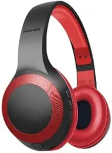 Promate Wireless Headphone, Powerful Deep Bass tooth v5.0 Headphone